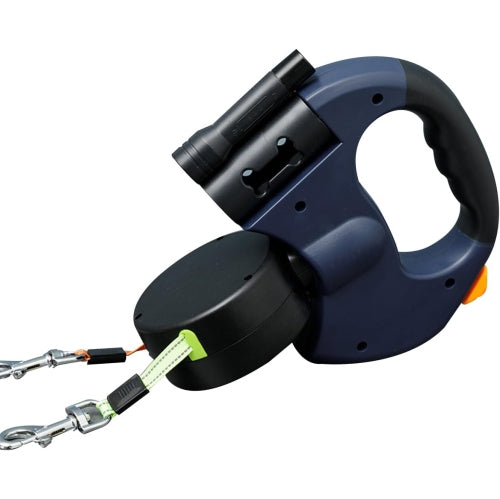 Retractable Duel Anti-Tangle Leash